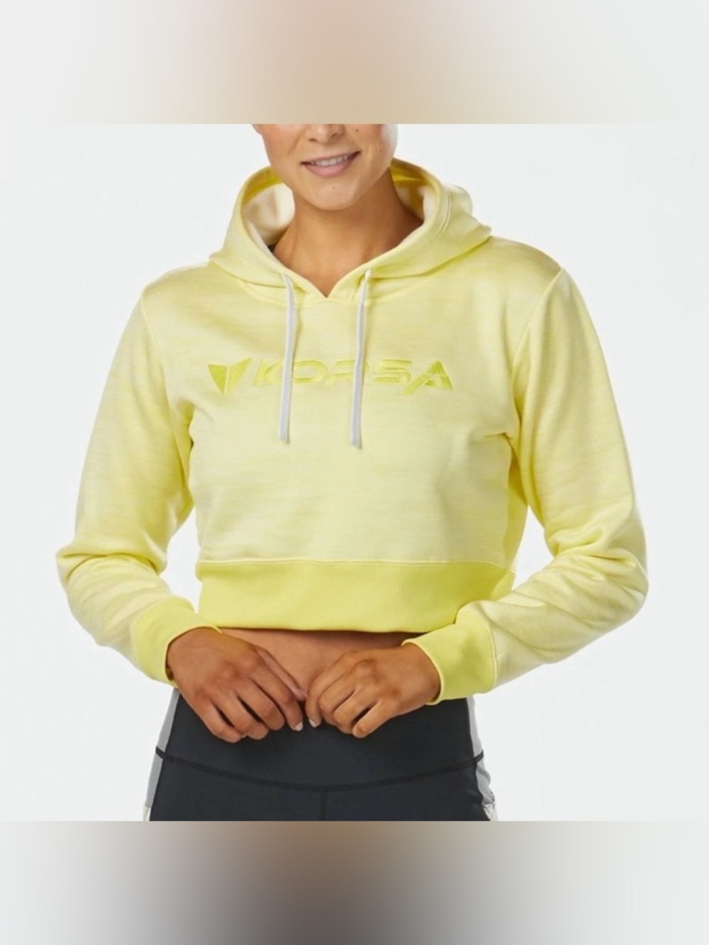 NEW Korsa Road Runner Cropped Hoodie NWT